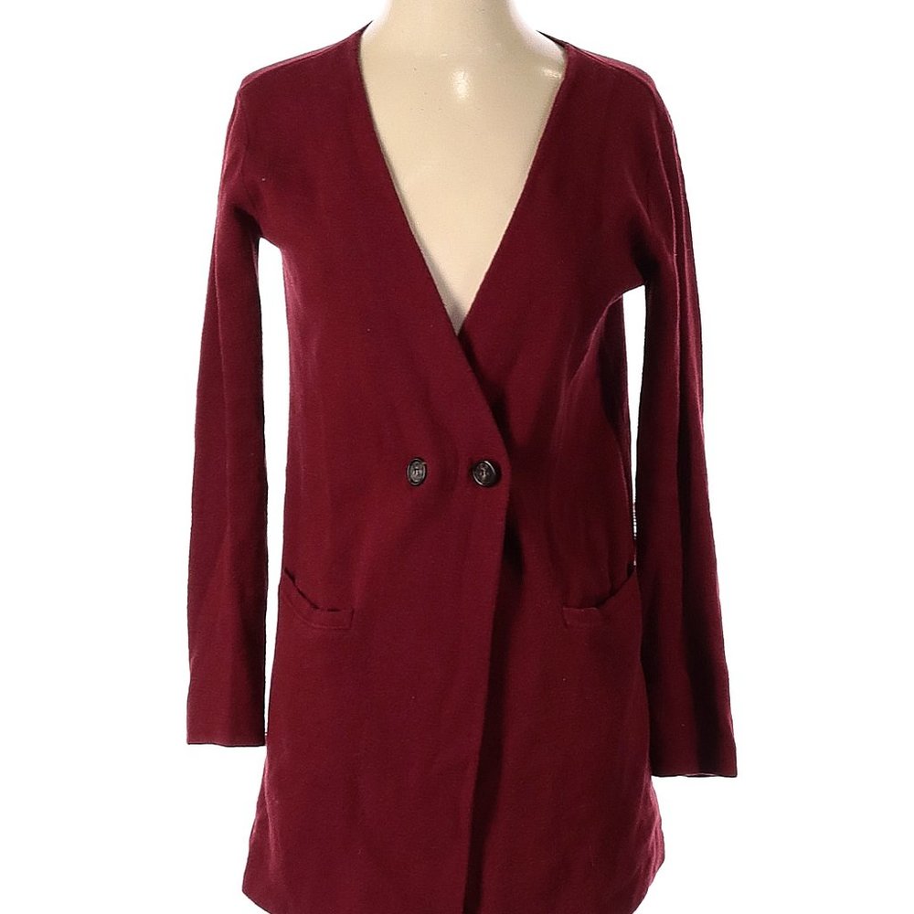 J.Crew Mercantile Red Double Button Cardigan